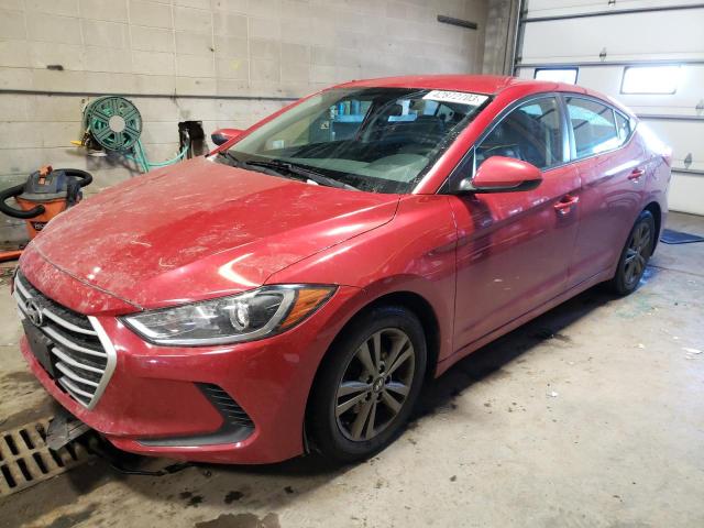 hyundai elantra 2018 5npd84lf6jh317433