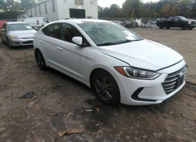 hyundai elantra 2018 5npd84lf6jh329372