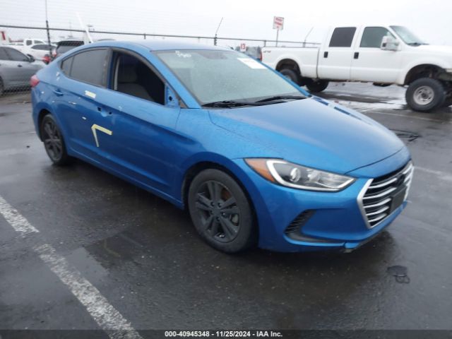 hyundai elantra 2018 5npd84lf6jh349122