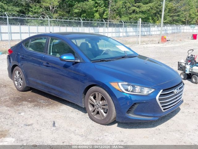 hyundai elantra 2018 5npd84lf6jh360508