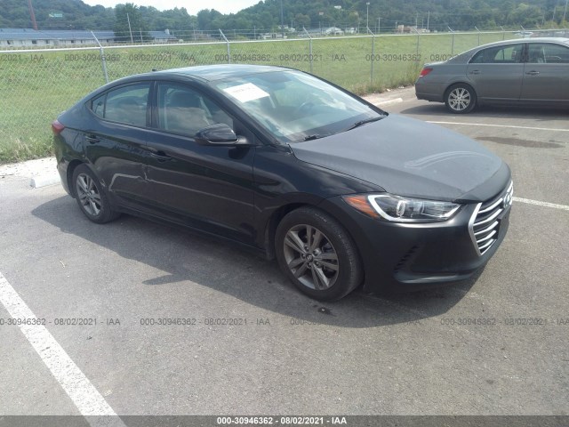 hyundai elantra 2018 5npd84lf6jh363361