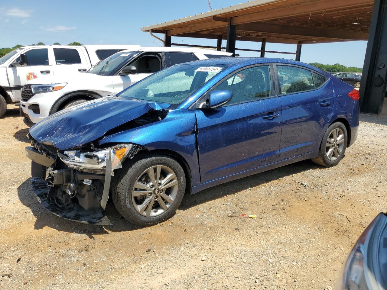 hyundai elantra 2018 5npd84lf6jh363666