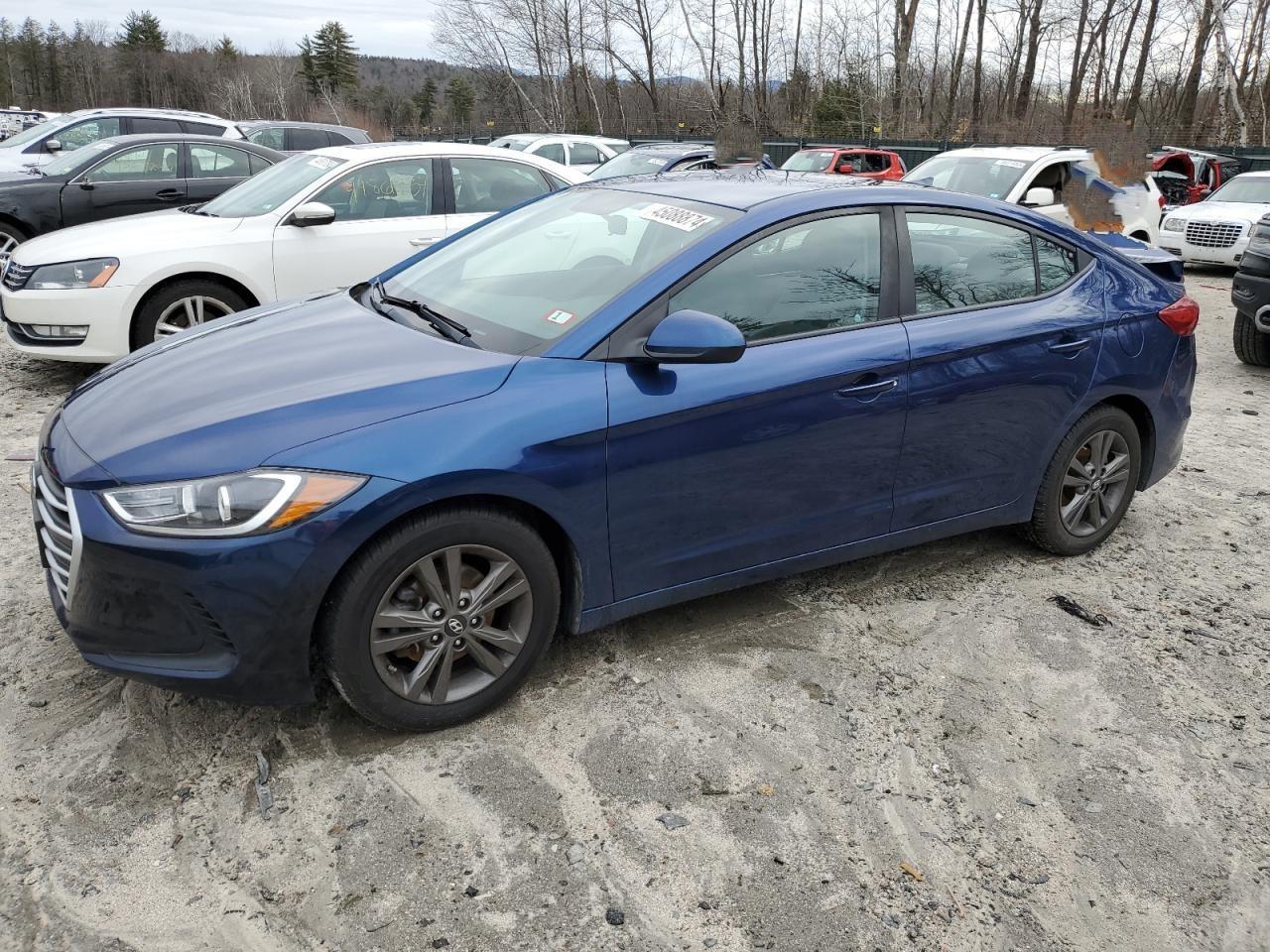 hyundai elantra 2018 5npd84lf6jh364736