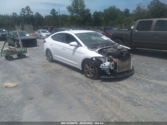 hyundai elantra 2018 5npd84lf6jh372917