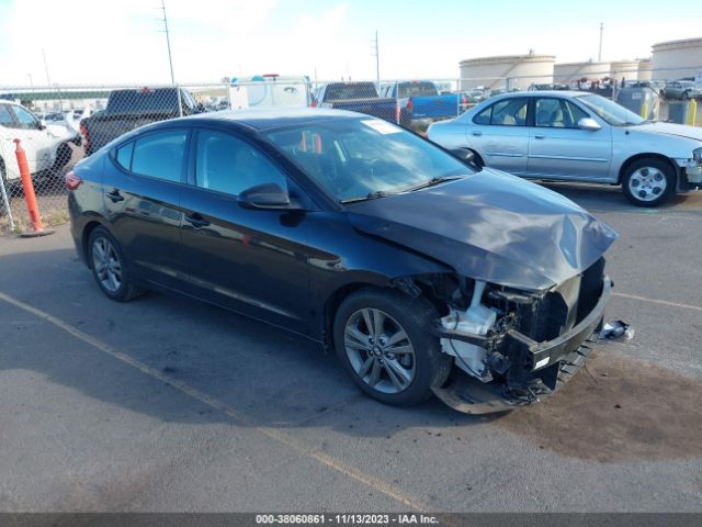 hyundai elantra 2018 5npd84lf6jh383528