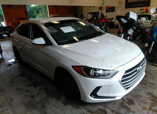 hyundai elantra 2018 5npd84lf6jh386980