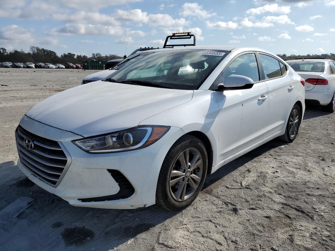 hyundai elantra 2018 5npd84lf6jh390897