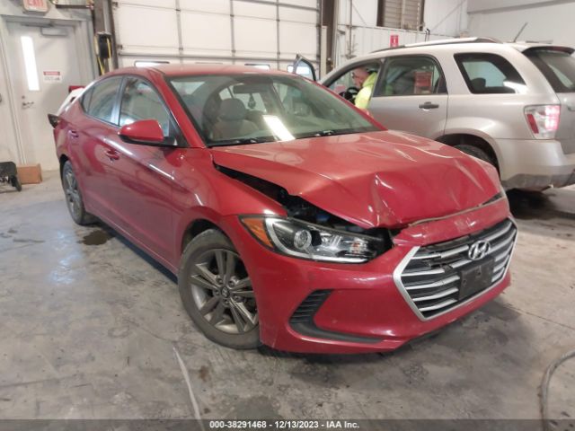 hyundai elantra 2018 5npd84lf6jh402627