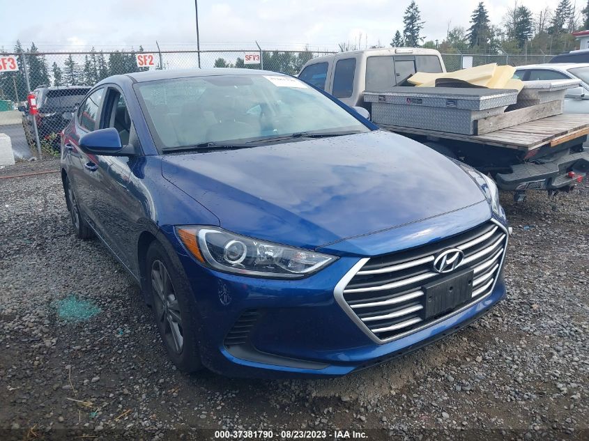 hyundai elantra 2017 5npd84lf7hh197345