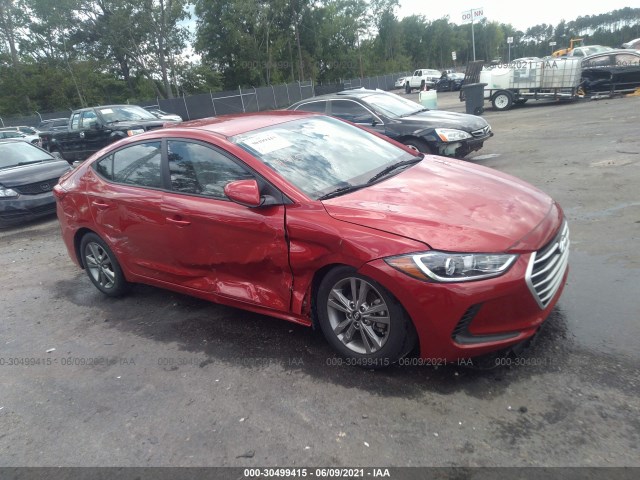 hyundai elantra 2018 5npd84lf7jh227272