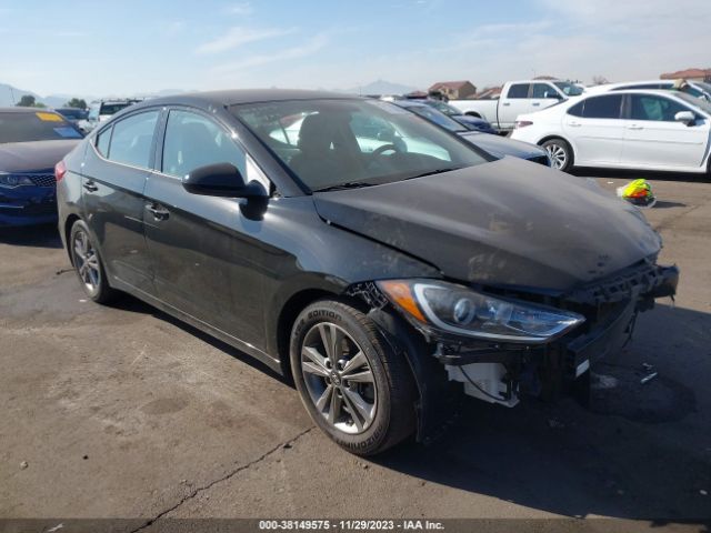 hyundai elantra 2018 5npd84lf7jh231239