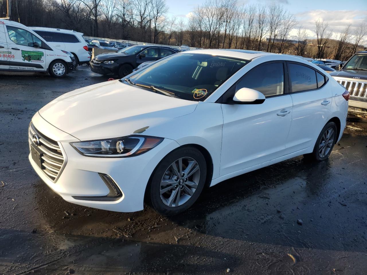 hyundai elantra 2018 5npd84lf7jh254066