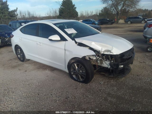 hyundai elantra 2018 5npd84lf7jh256156