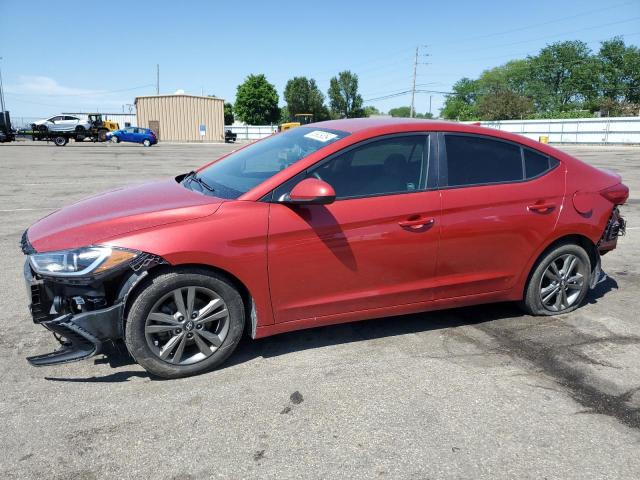 hyundai elantra 2018 5npd84lf7jh296897