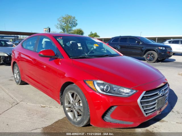 hyundai elantra 2018 5npd84lf7jh338095