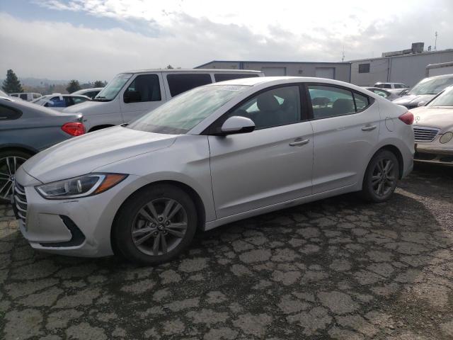 hyundai elantra 2018 5npd84lf7jh346147