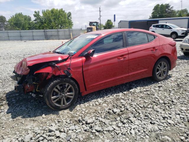 hyundai elantra se 2018 5npd84lf7jh356340