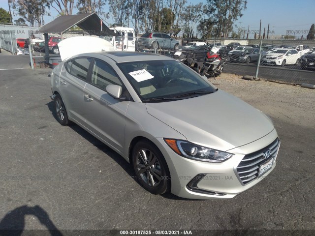 hyundai elantra 2018 5npd84lf7jh375163