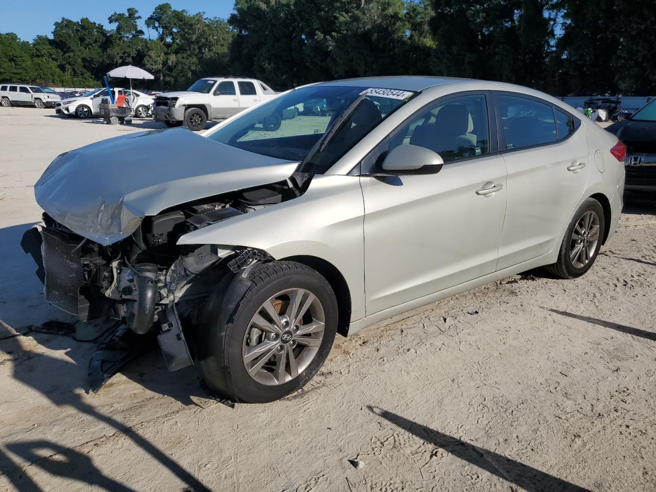 hyundai elantra 2018 5npd84lf7jh390262