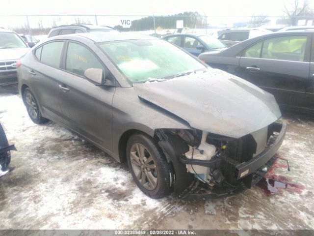 hyundai elantra 2018 5npd84lf7jh395042