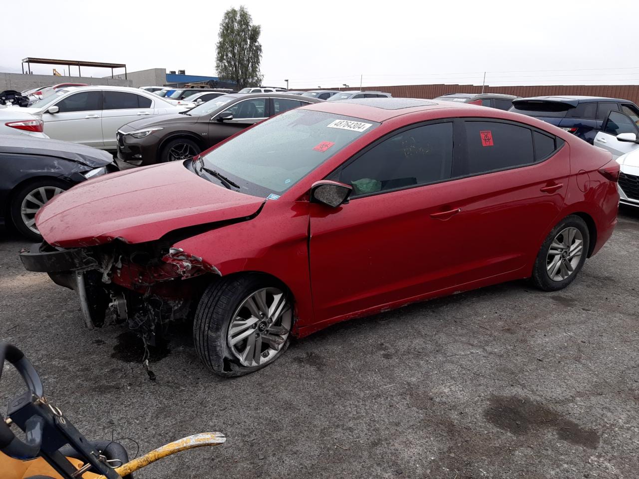 hyundai elantra 2019 5npd84lf7kh446797