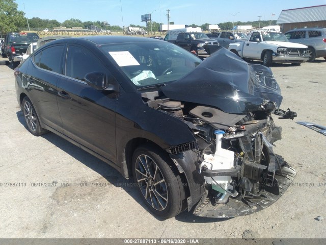 hyundai elantra 2019 5npd84lf7kh464796