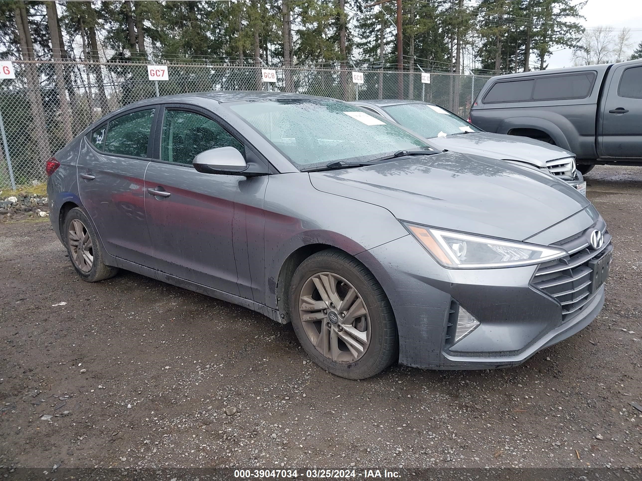 hyundai elantra 2019 5npd84lf7kh483039