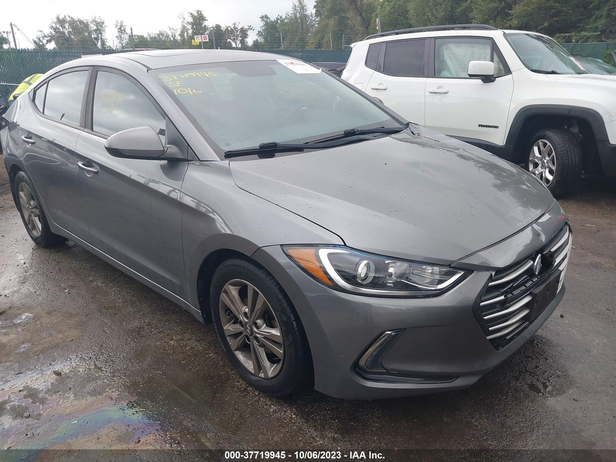 hyundai elantra 2018 5npd84lf8jh295791