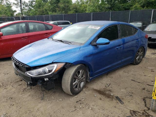 hyundai elantra se 2018 5npd84lf8jh351597