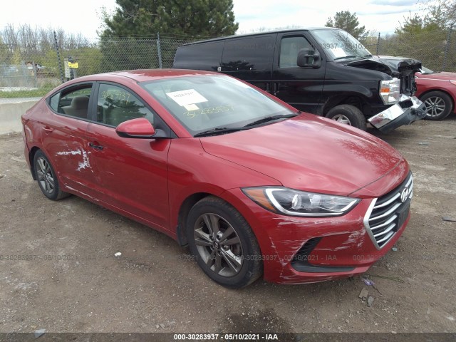 hyundai elantra 2018 5npd84lf9jh216595