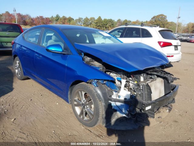 hyundai elantra 2018 5npd84lf9jh273833