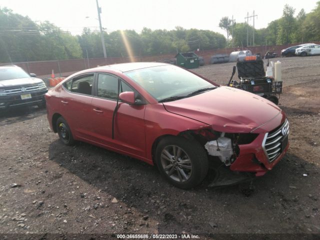 hyundai elantra 2018 5npd84lf9jh296366