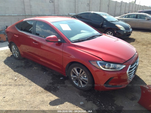 hyundai elantra 2018 5npd84lf9jh305731