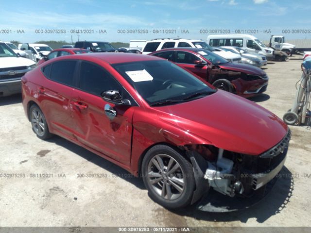 hyundai elantra 2018 5npd84lf9jh331729