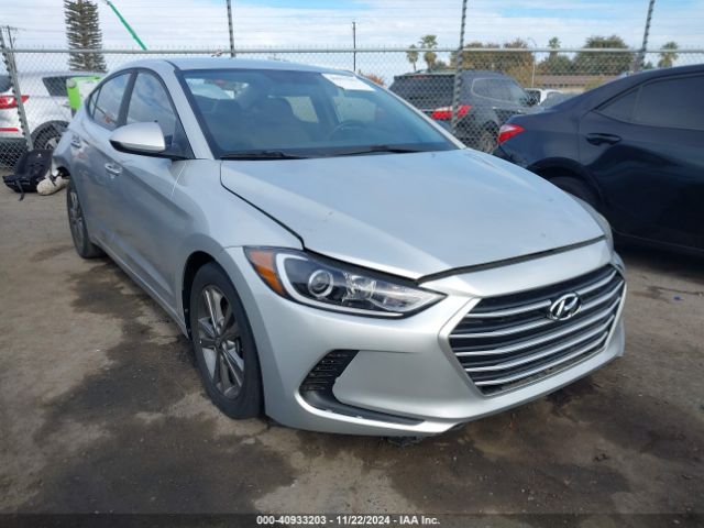 hyundai elantra 2018 5npd84lf9jh339376