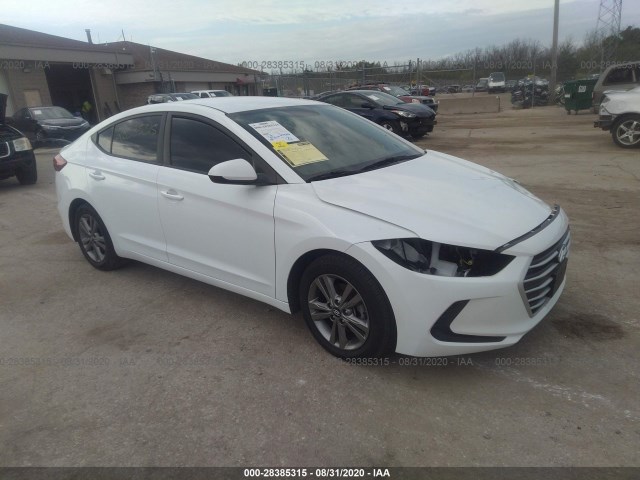 hyundai elantra 2018 5npd84lf9jh364973