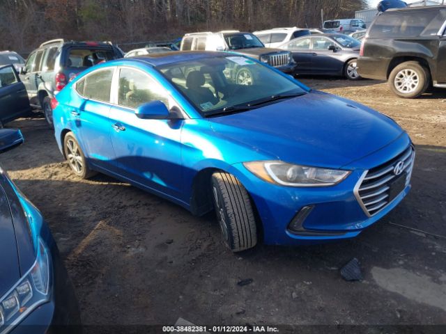 hyundai elantra 2018 5npd84lf9jh373950