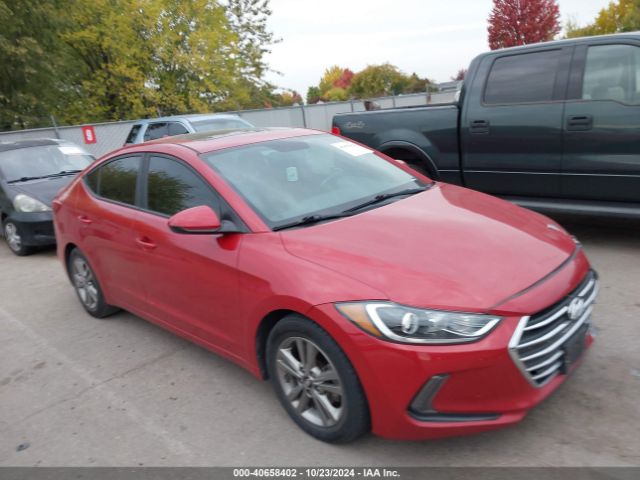 hyundai elantra 2018 5npd84lf9jh374144