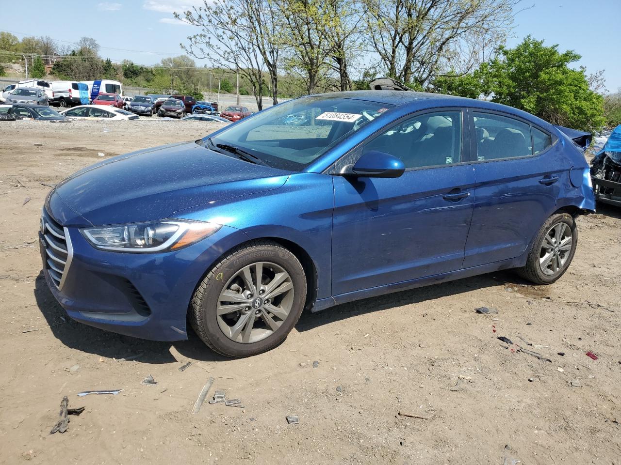 hyundai elantra 2018 5npd84lf9jh378274