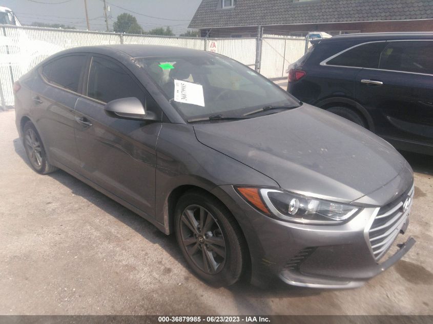 hyundai elantra 2018 5npd84lf9jh391784