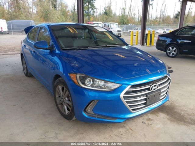 hyundai elantra 2018 5npd84lf9jh401178