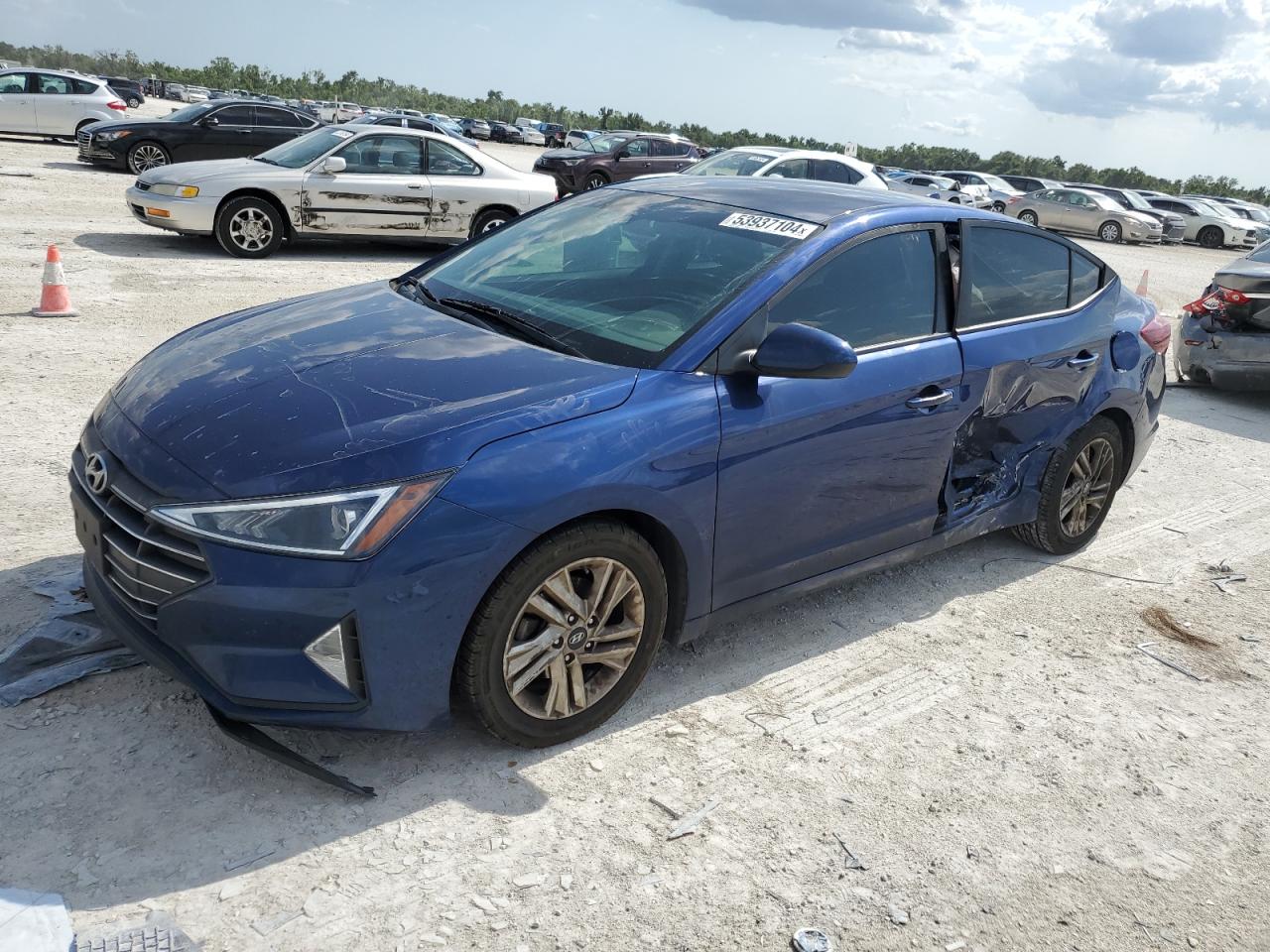 hyundai elantra 2020 5npd84lf9lh561631