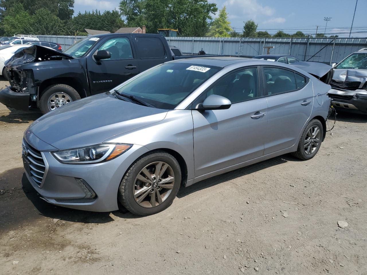 hyundai elantra 2017 5npd84lfxhh017078