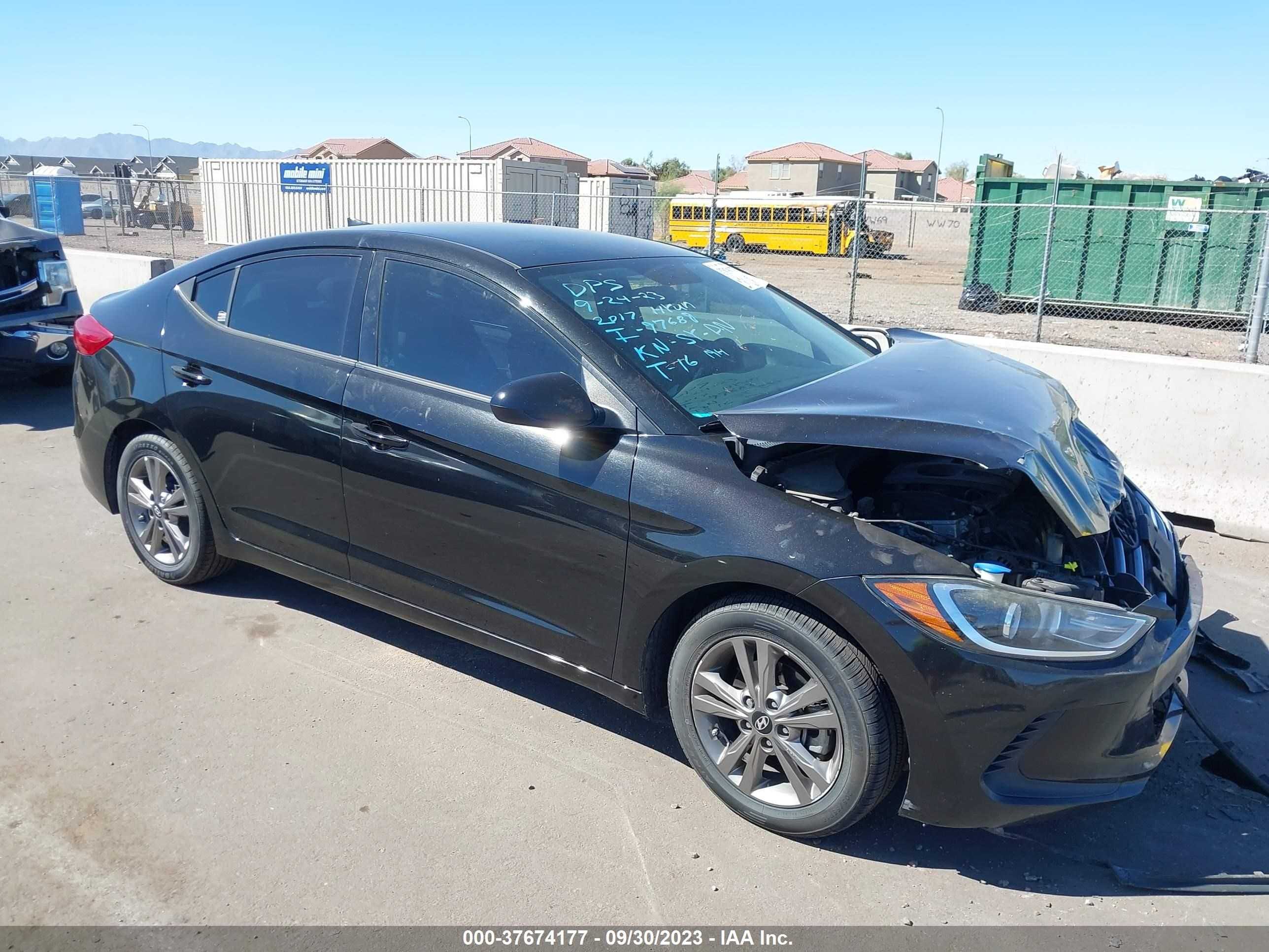 hyundai elantra 2017 5npd84lfxhh075790