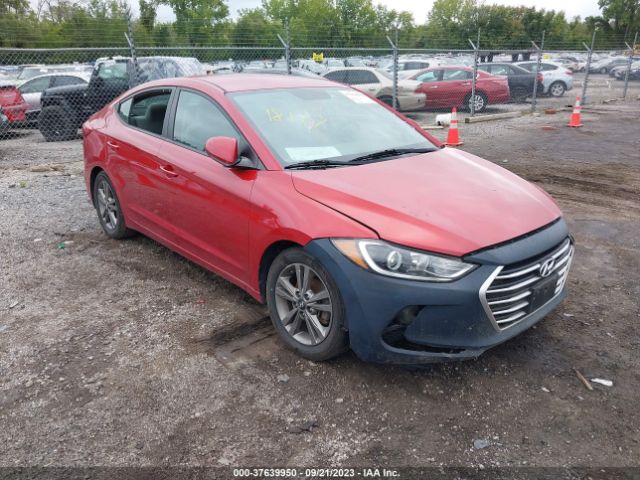 hyundai elantra 2017 5npd84lfxhh076745