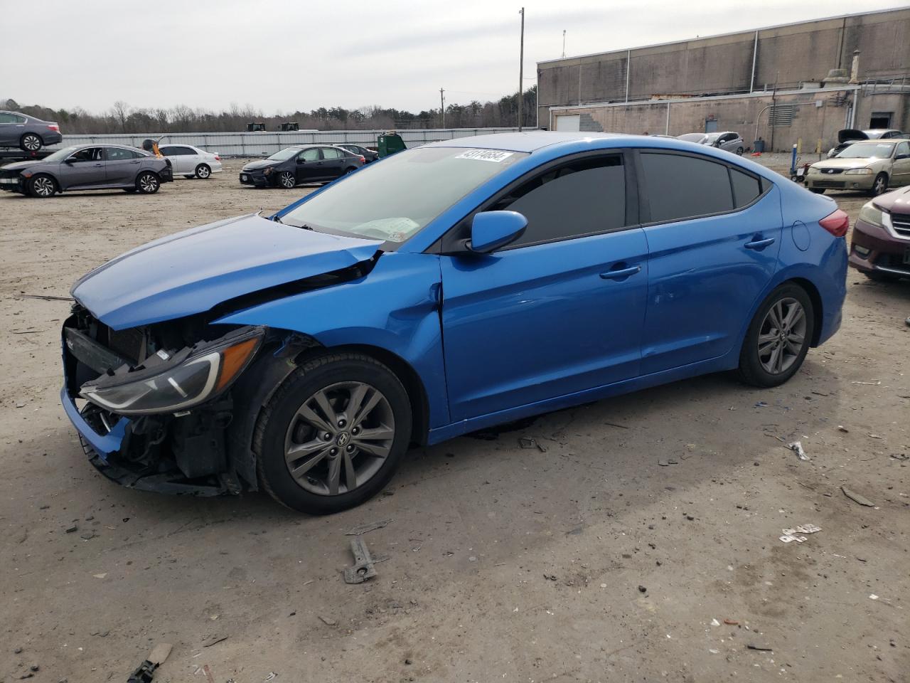 hyundai elantra 2018 5npd84lfxjh241456