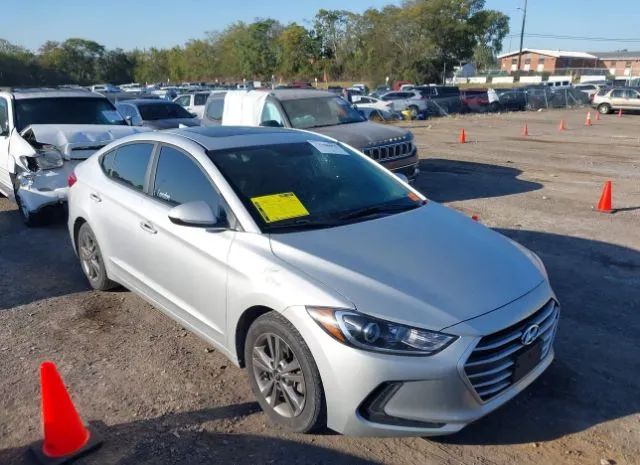 hyundai elantra 2018 5npd84lfxjh273663