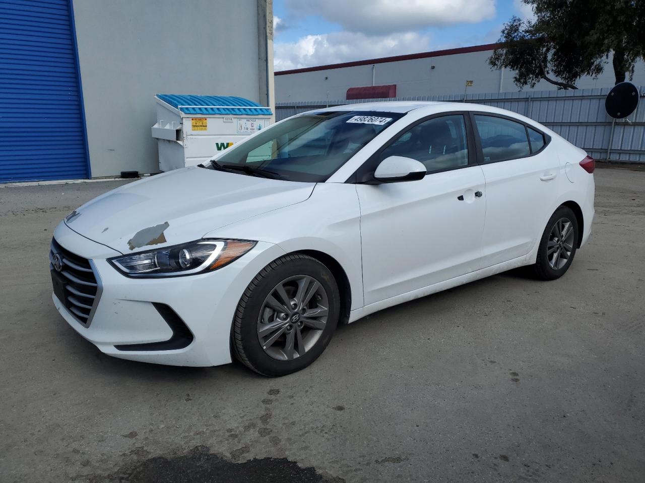 hyundai elantra 2018 5npd84lfxjh281794