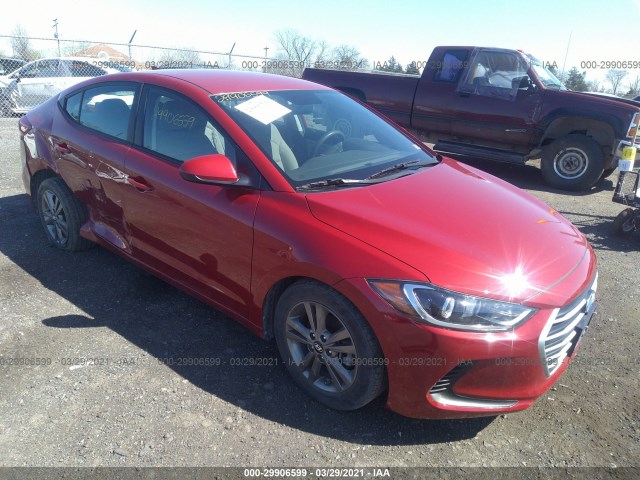 hyundai elantra 2018 5npd84lfxjh294741