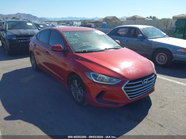 hyundai elantra 2018 5npd84lfxjh336633